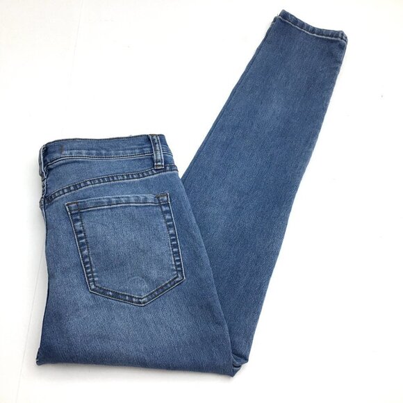 Free People Women's Skinny Jeans Stretch Medium Wash size 27 inseam 27" - Picture 9 of 9